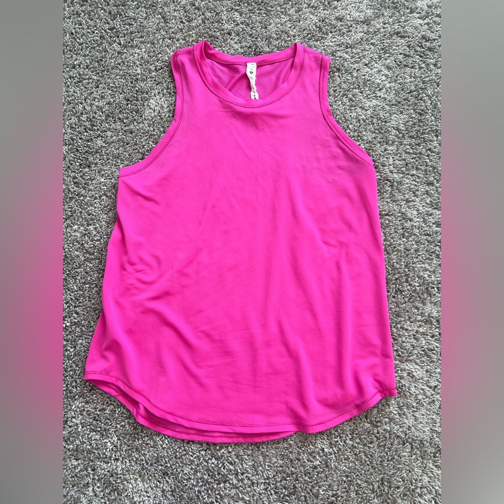 lululemon athletica Hot Pink Scoop Neck Tank